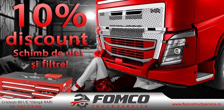 Banner 10% Discount Schimb de Ulei